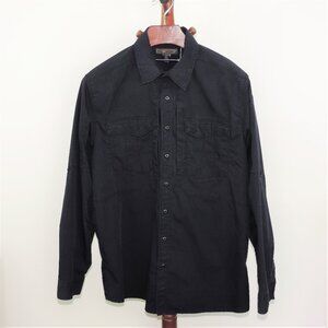 5.11 Tactical dark blue long tab sleeve button front shirt